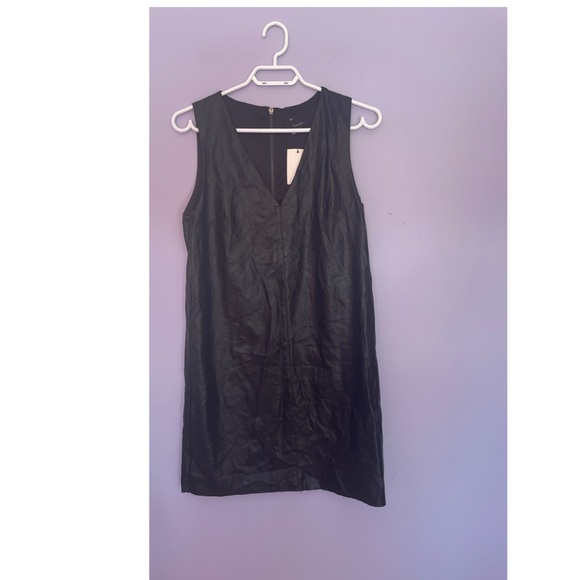 Lumiere NWT FAUX LEATHER mini DRESS - Picture 4 of 5